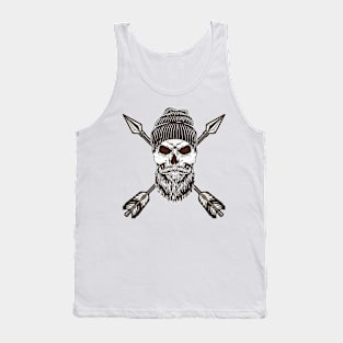 Skeleton and Arrow Lovers Tank Top